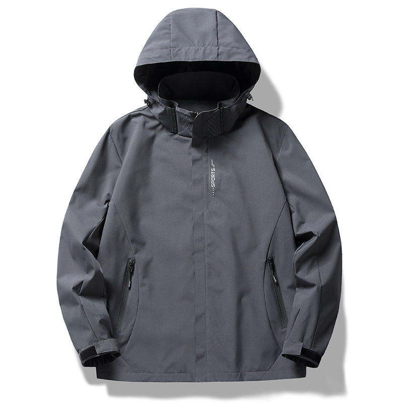 Men's Windproof Waterproof Hiking Jacket – Couples Outdoor Suit