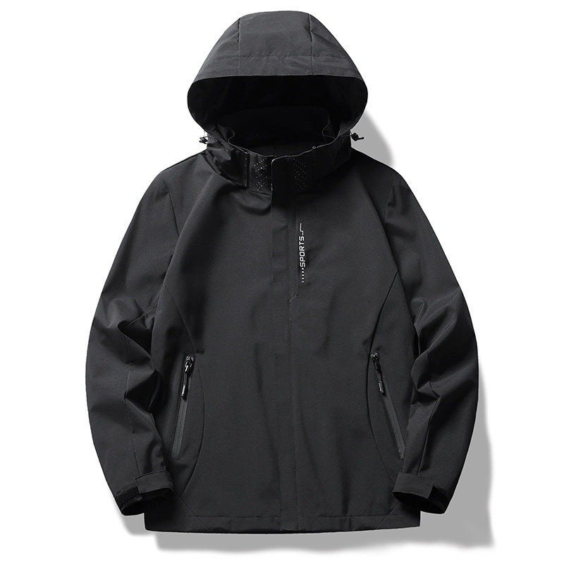 Men's Windproof Waterproof Hiking Jacket – Couples Outdoor Suit