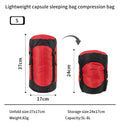 Camping and camping sleeping bag storage bag Lightweight capsule compression bag Travel clothing and miscellaneous storage bag 40D