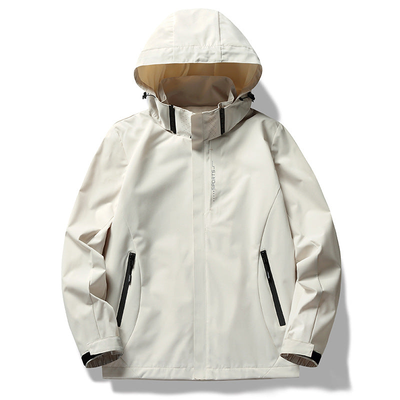 Men's Windproof Waterproof Hiking Jacket – Couples Outdoor Suit