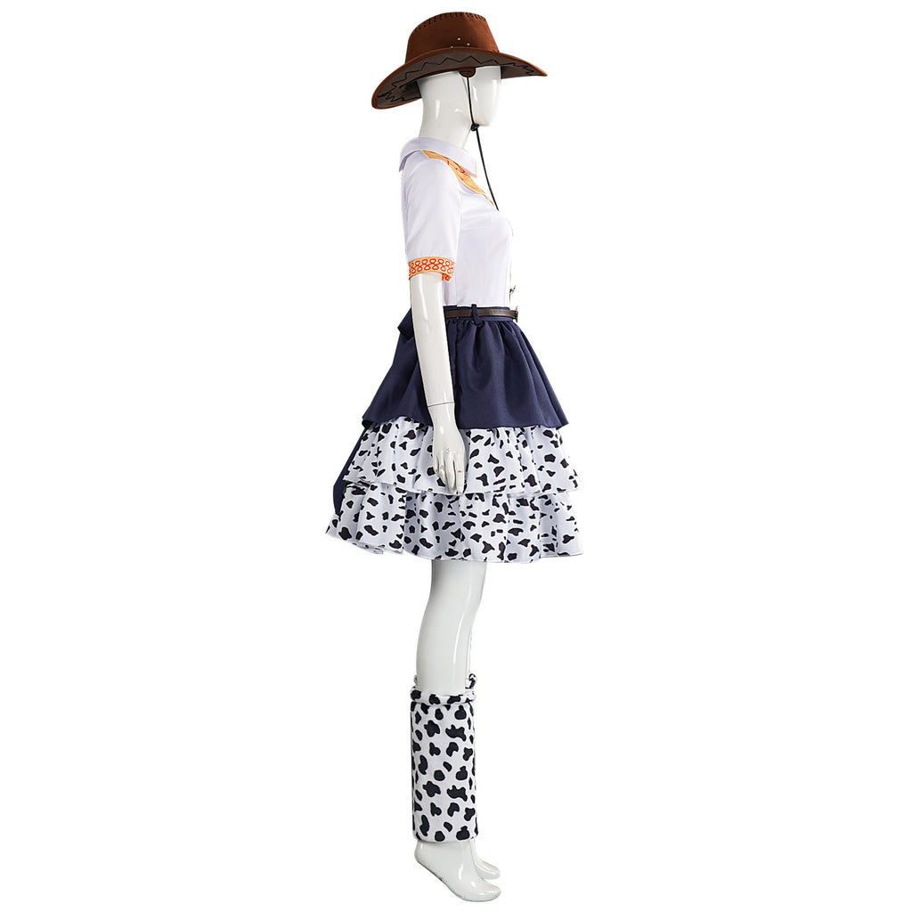 Toy Story Jessie Cosplay Costume Jessie Short Skirt Set Anime Movie Character Cosplay Outfit