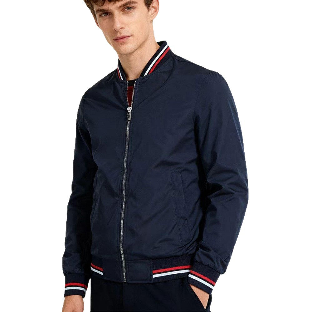 Baseball Collar Jacket Men