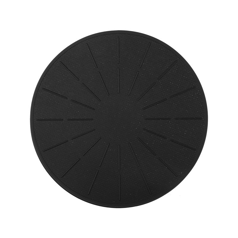 Heat Resistant Round Induction Cooker Mat, Silicone Fiberglass Non-Slip Scratch Proof Protection Pad