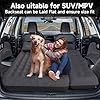 Rear seat car cushion: Inflatable off-road vehicle camping bed, suitable for trucks and vans, thick double-sided plush travel ca