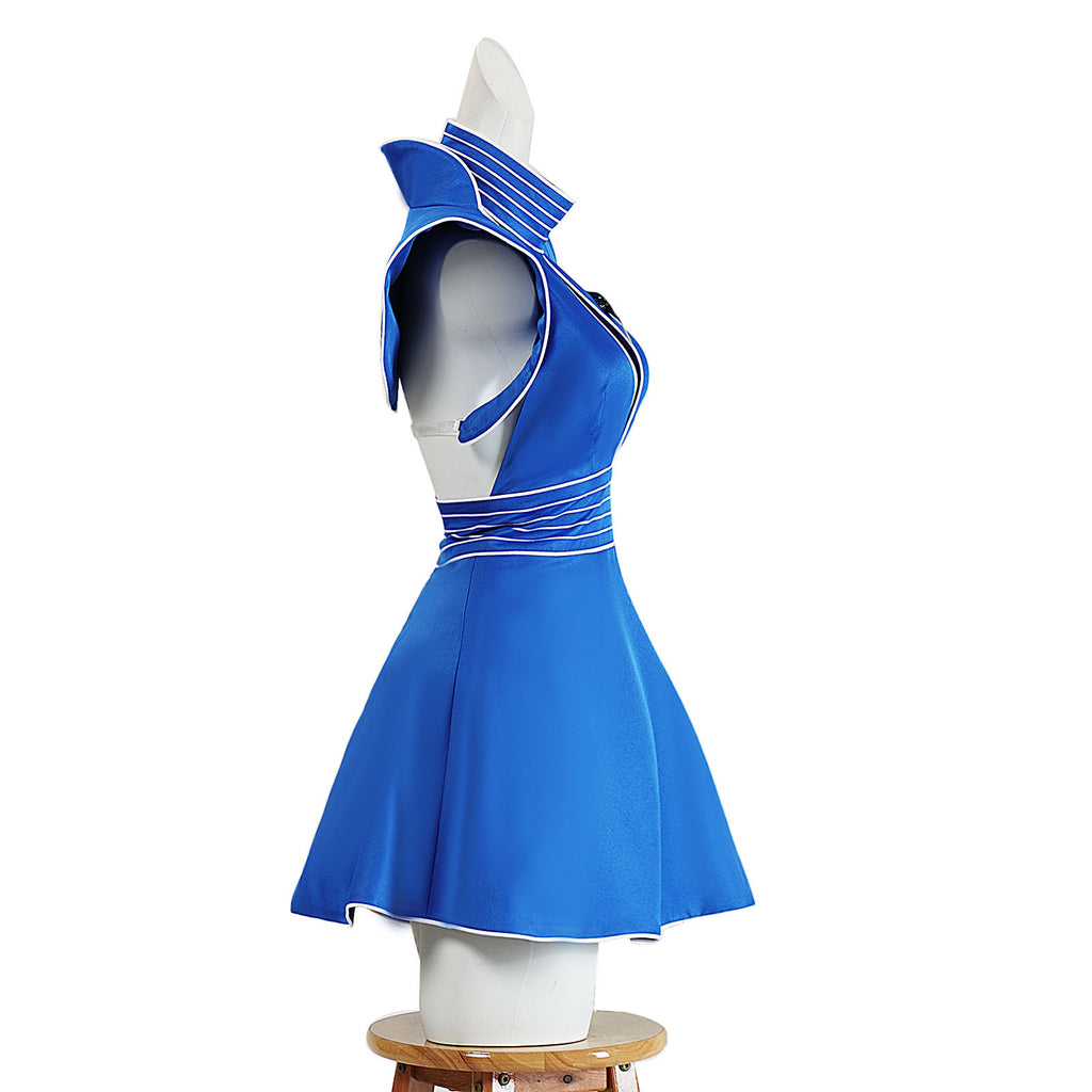 Flight Attendant Cosplay Britney Spears Dress Uniform Set Stage Performance Costume