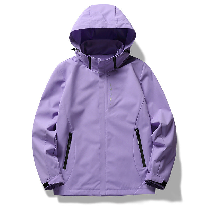 Men's Windproof Waterproof Hiking Jacket – Couples Outdoor Suit