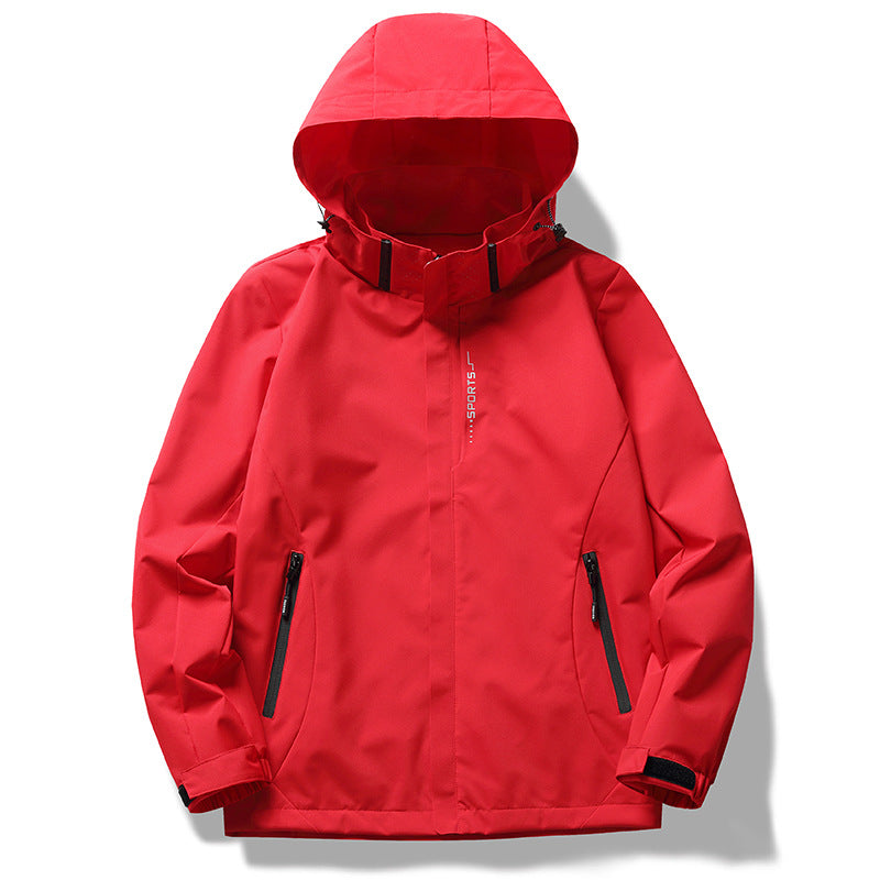 Men's Windproof Waterproof Hiking Jacket – Couples Outdoor Suit
