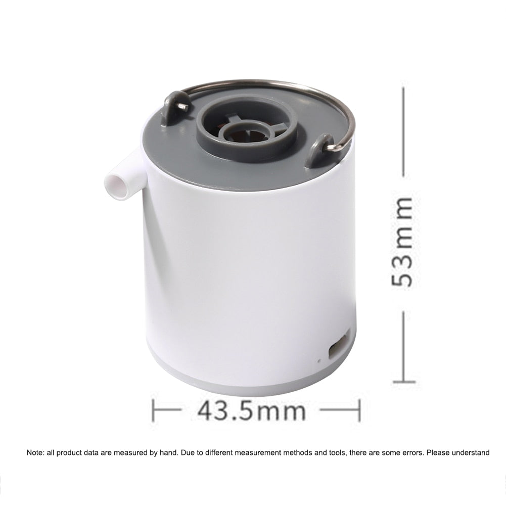 Camping Tiny Pump Air Light Inflatable Pump Flextailgear Ultralight USB Charging Mini Electric Outdoor Air Pump 3 Modes Supplies