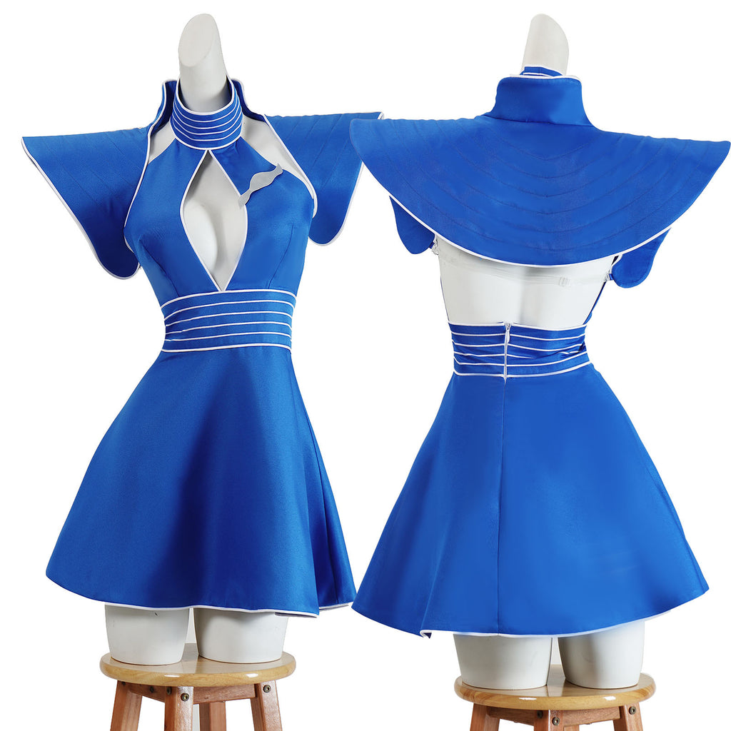 Flight Attendant Cosplay Britney Spears Dress Uniform Set Stage Performance Costume