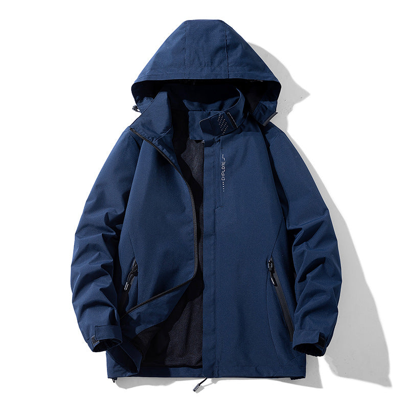 Men's Windproof Waterproof Hiking Jacket – Couples Outdoor Suit