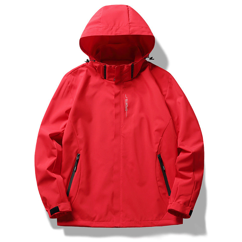 Men's Windproof Waterproof Hiking Jacket – Couples Outdoor Suit