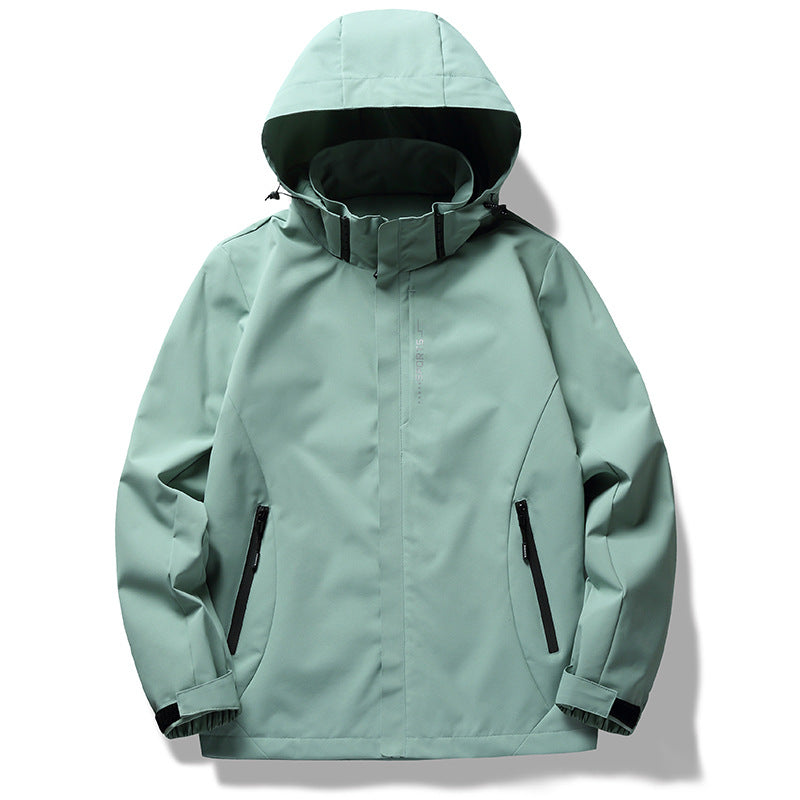 Men's Windproof Waterproof Hiking Jacket – Couples Outdoor Suit