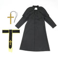 Halloween Kids' Black Robe Costume for Boys, Cosplay Stage Play Outfit