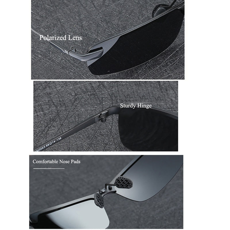 Photochromic Sunglasses Men Polarized Chameleon Discoloration Sunglasses For Men