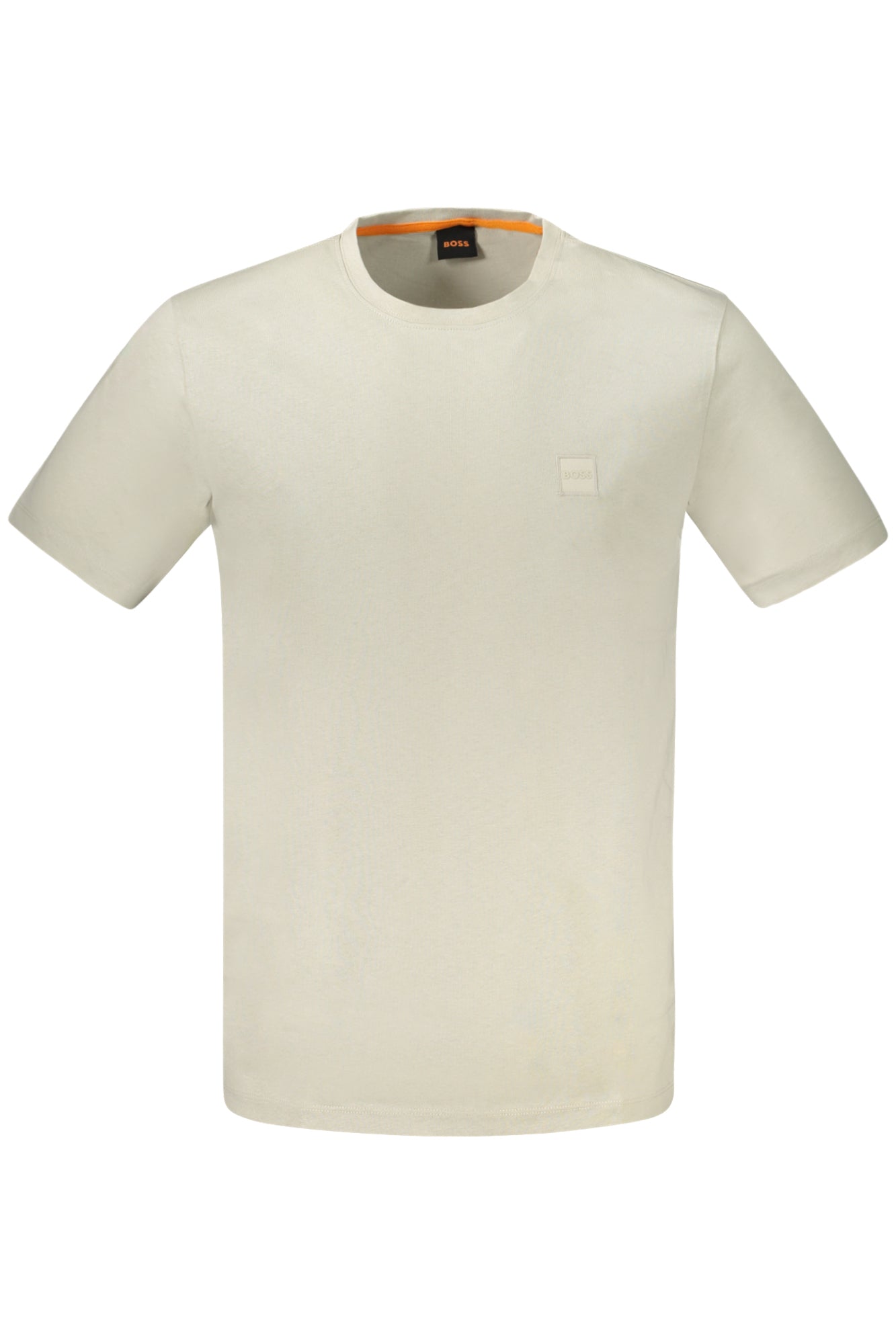 HUGO BOSS MEN'S SHORT-SLEEVE T-SHIRT BEIGE