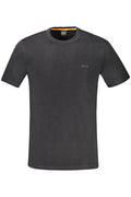 HUGO BOSS MEN'S SHORT SLEEVE T-SHIRT BLACK