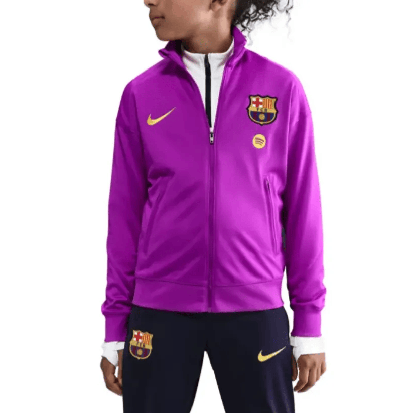 Kids - FC Barcelona training presentation tracksuit 2025/26 - Nike